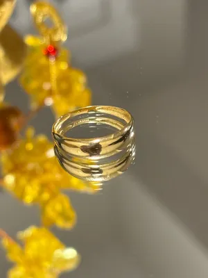 18K Gold Ring Plain