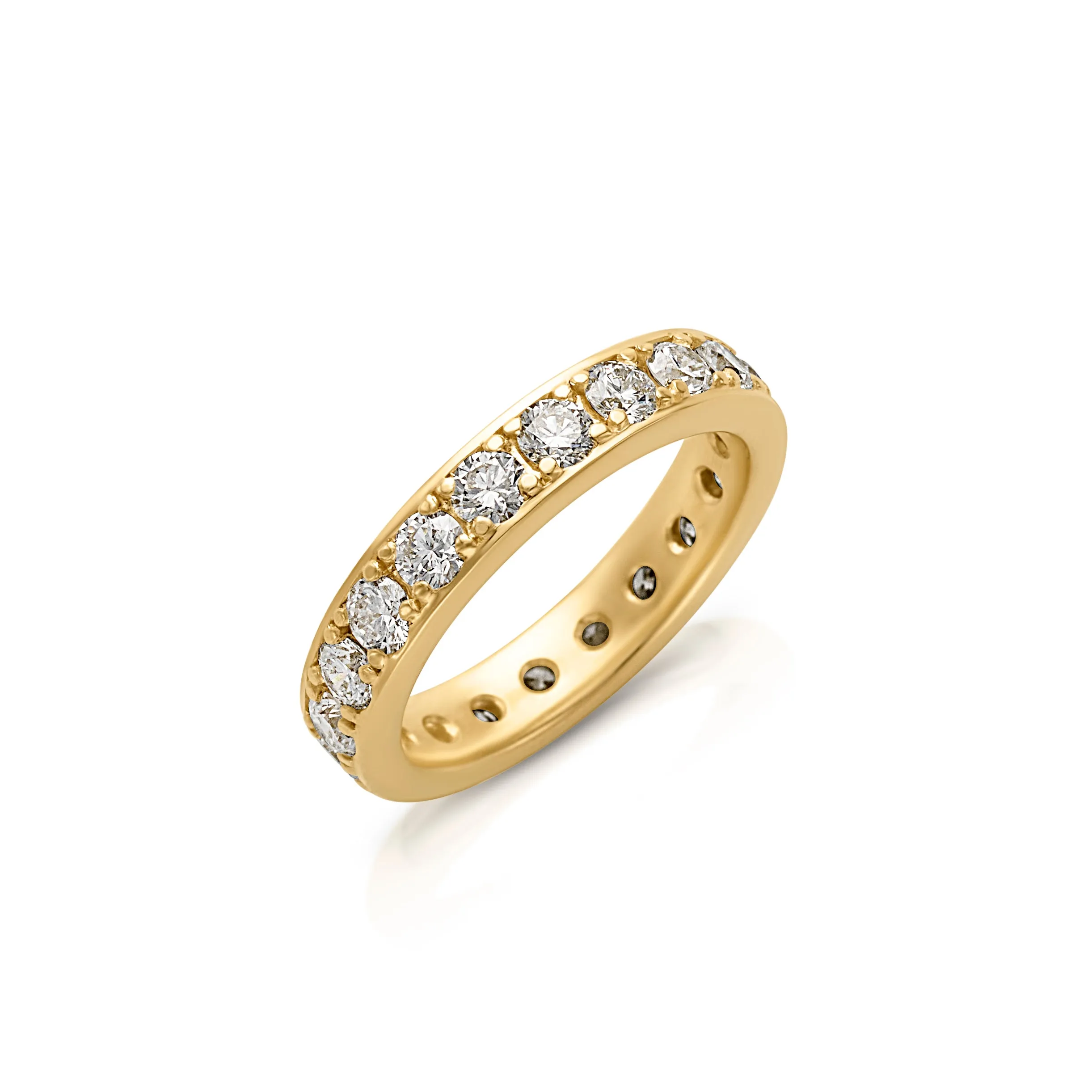 18KY Diamond Eternity Band