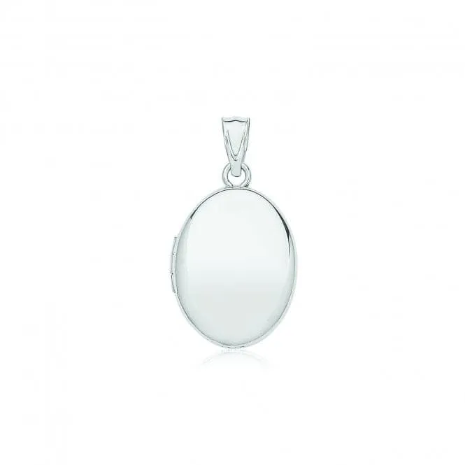 Acotis Silver Locket Small Oval G61136