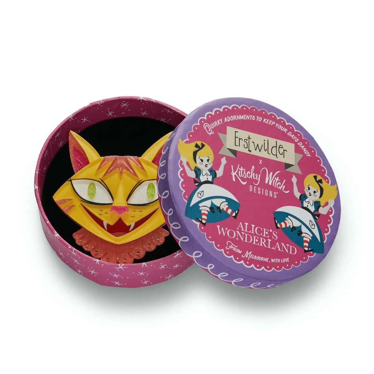 Alice's Wonderland Collection The Cheshire Cat Brooch