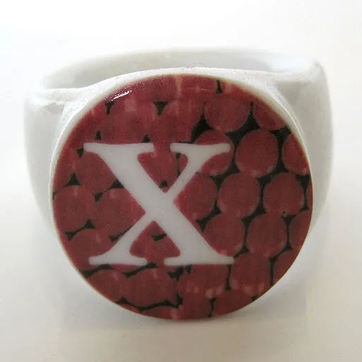 Alphabet Ceramic Napkin Rings