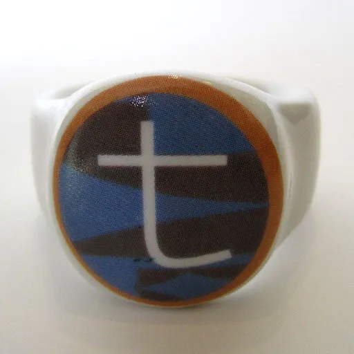 Alphabet Ceramic Napkin Rings