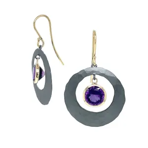 Amethyst "Lunar Glow" Earrings