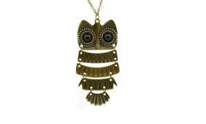 Ancient Owl Pendants Necklace