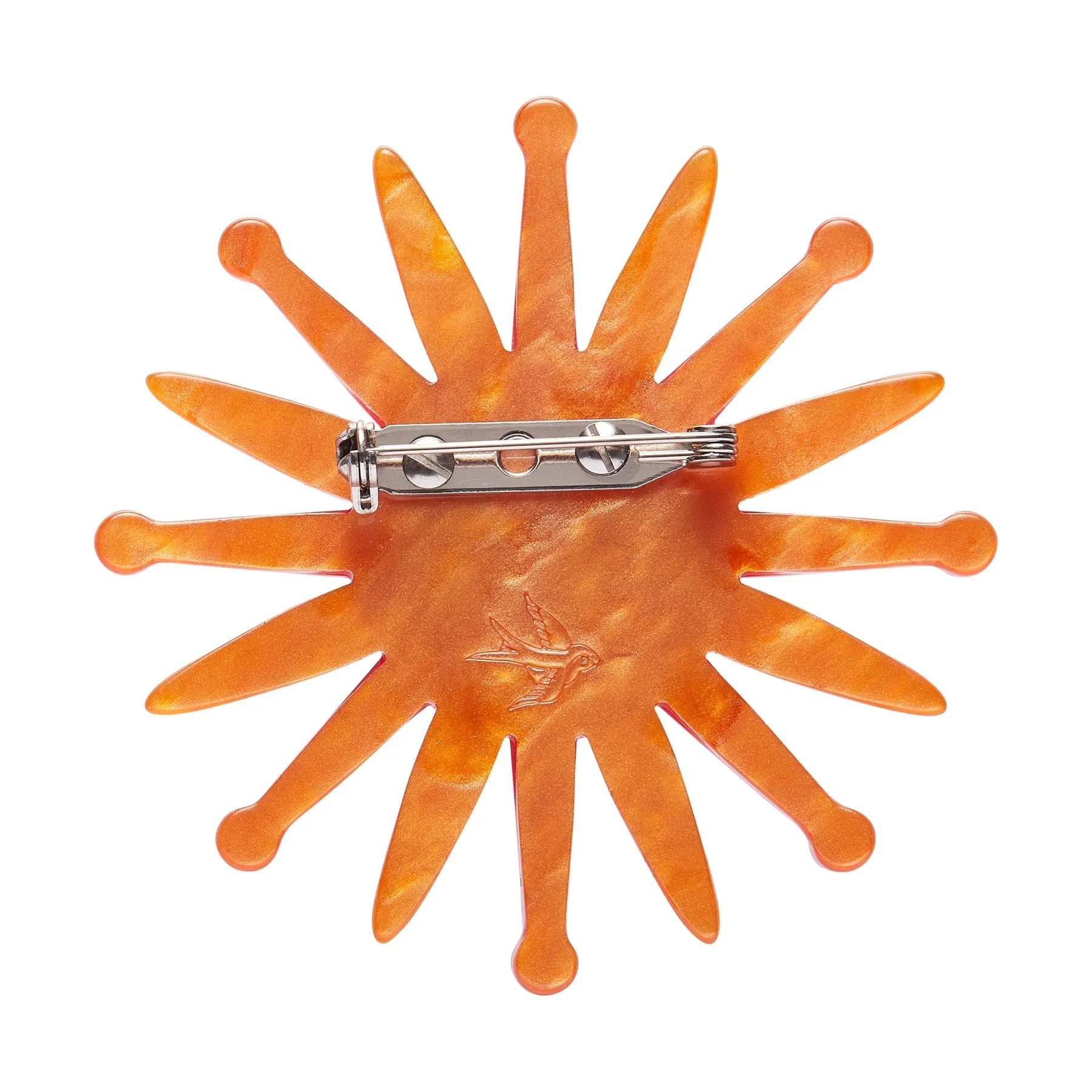 Atomic Abode Collection Starburst Clock Brooch