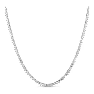 Aura Tennis Necklace 5.37ct - 5.57ct | White Gold