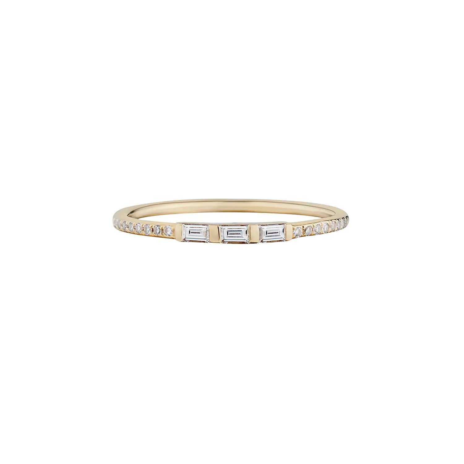 BAGUETTE DIAMOND BAND