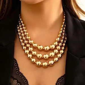 Big Ball Choker Necklace for Women