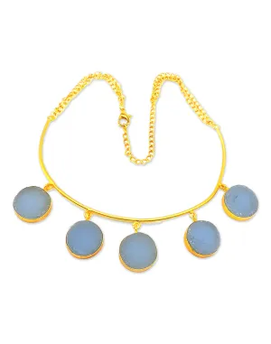 Blue Onyx Necklace