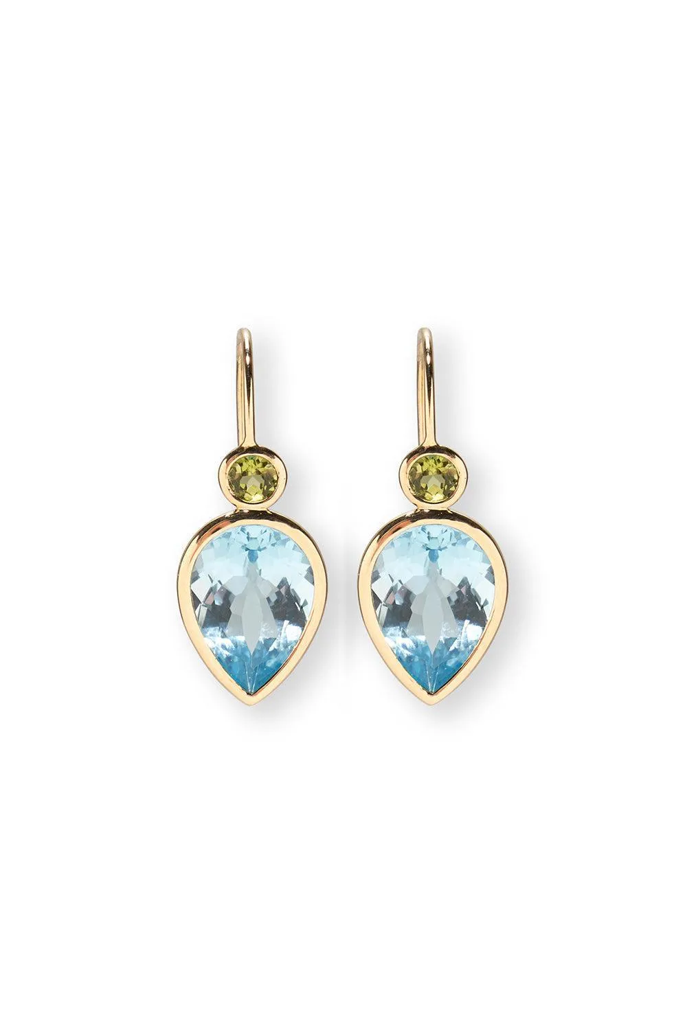 Blue Topaz Hera Earrings