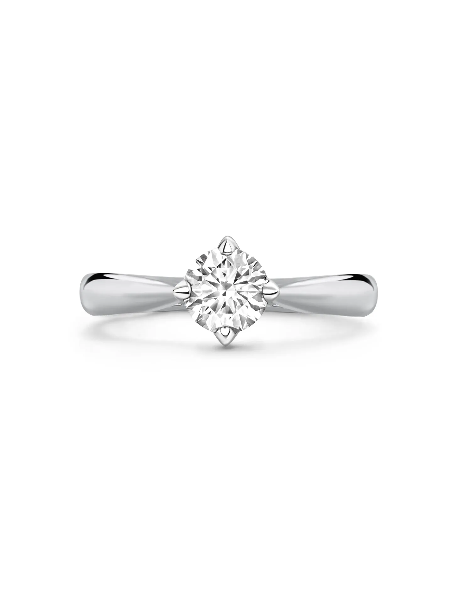 Boodles Brilliance Platinum Diamond Engagement Ring 0.7 Carat FVS2