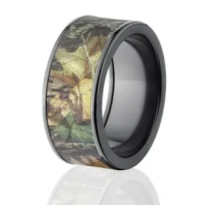 Camo Wedding Rings, New Break-Up Camo Bands, Mossy Oak Rings