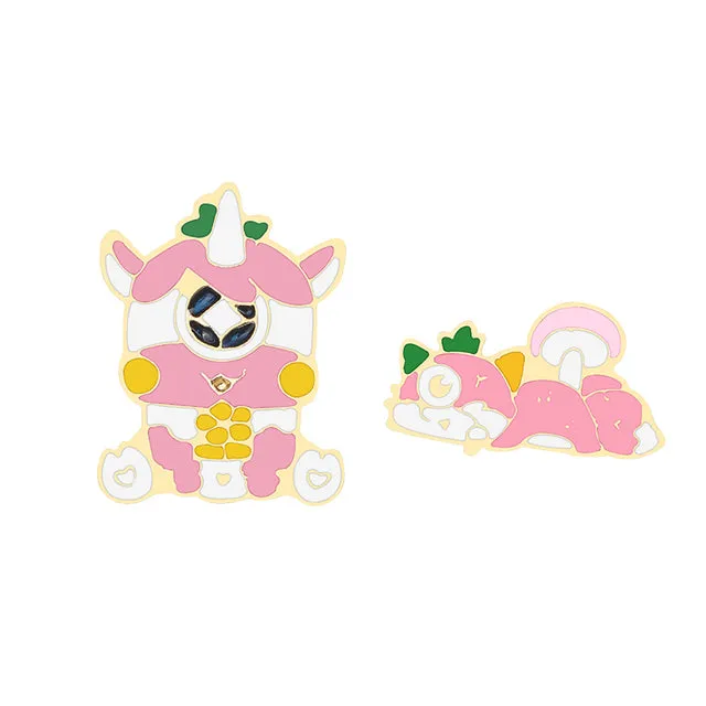 Cartoon Dog Enamel Pins Custom Fashion Badge