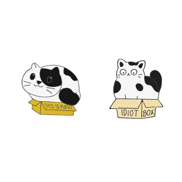 Cartoon Dog Enamel Pins Custom Fashion Badge