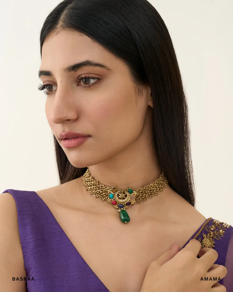 Chand Saaj Gemstone Choker