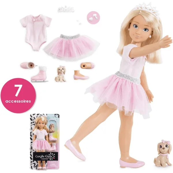 Corolle - Corolle Girls - Valentine Ballerina Set 11"