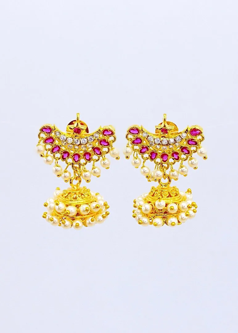 DELICATE  JHUMKI EARRINGS