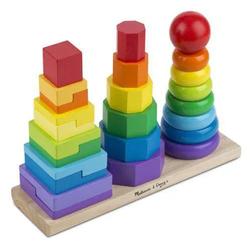 DONATE THIS TOY - Pirate Toy Fund -  Melissa & Doug - Geometric Stacker