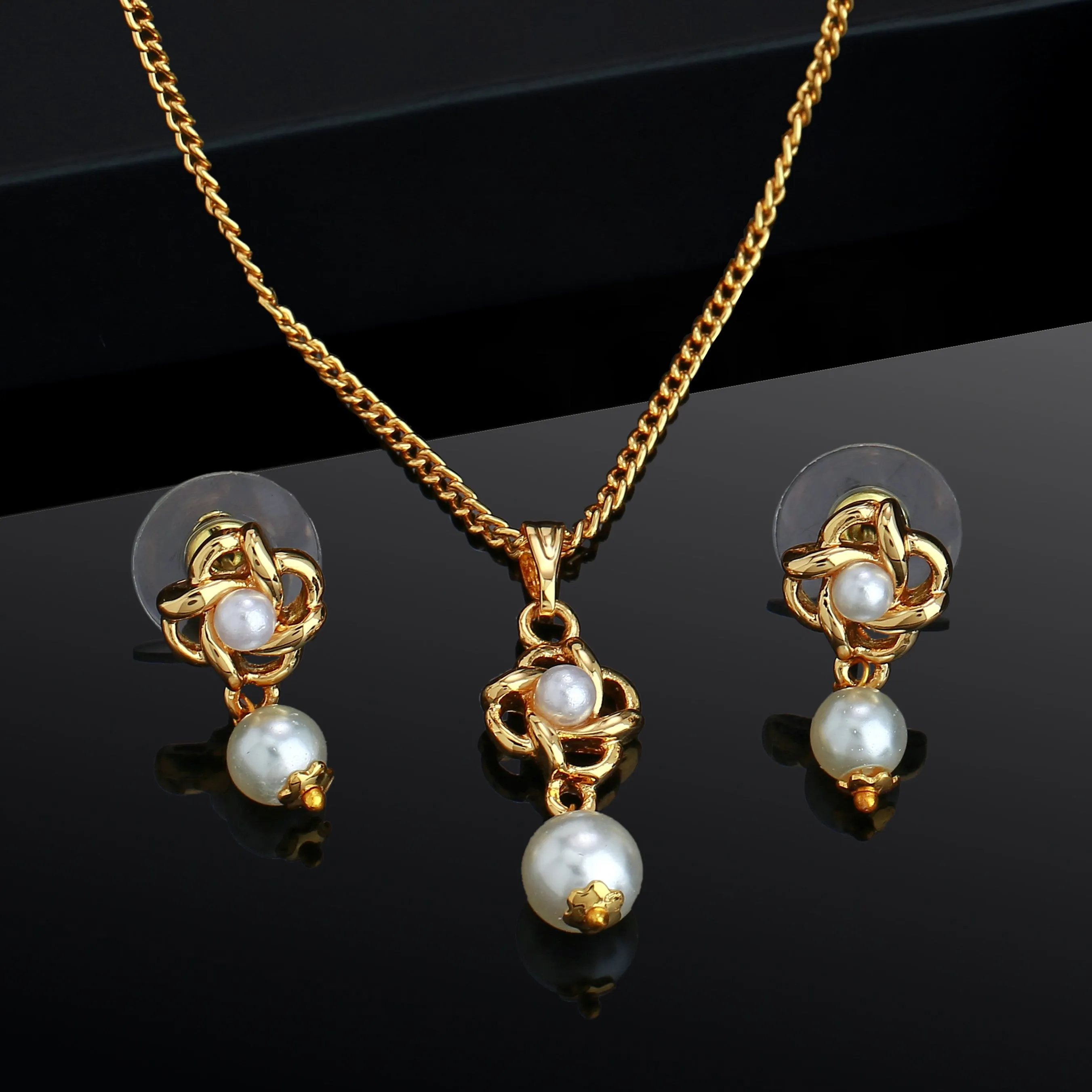 Estele Trendy and Fancy Fashion Jewellery Design Necklace Set for Women