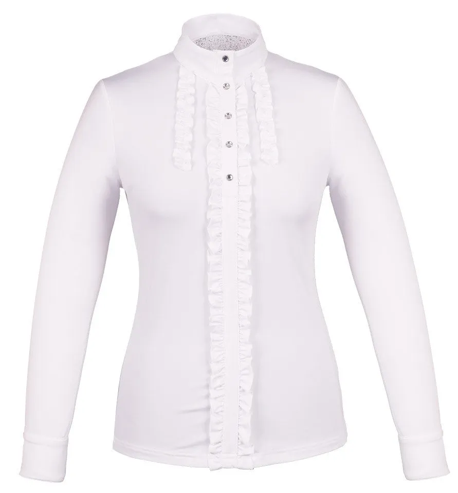 Fair Play Blanca Long Sleeve Show Shirt- Women's