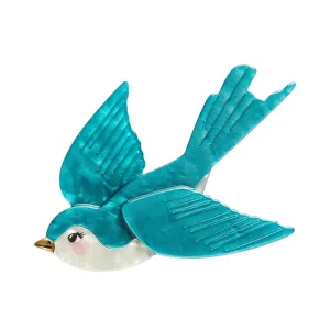 Fleur Harris Collection Graceful Swallow Brooch