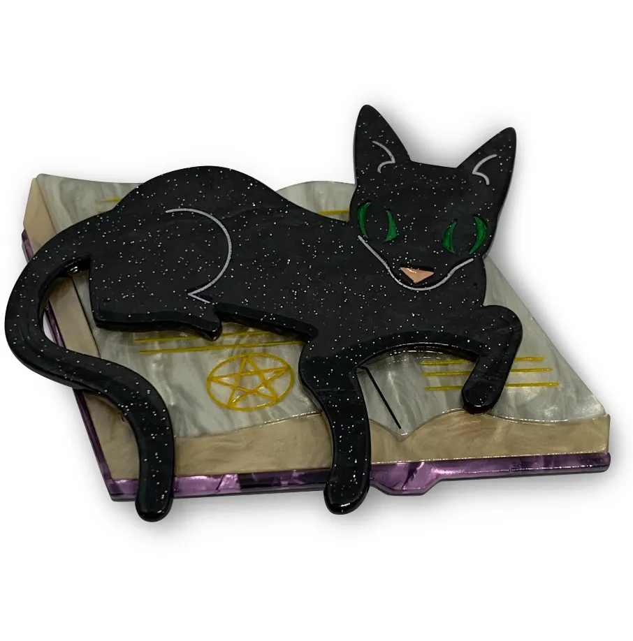 Furmiliar Pyewacket Brooch by Lipstick & Chrome