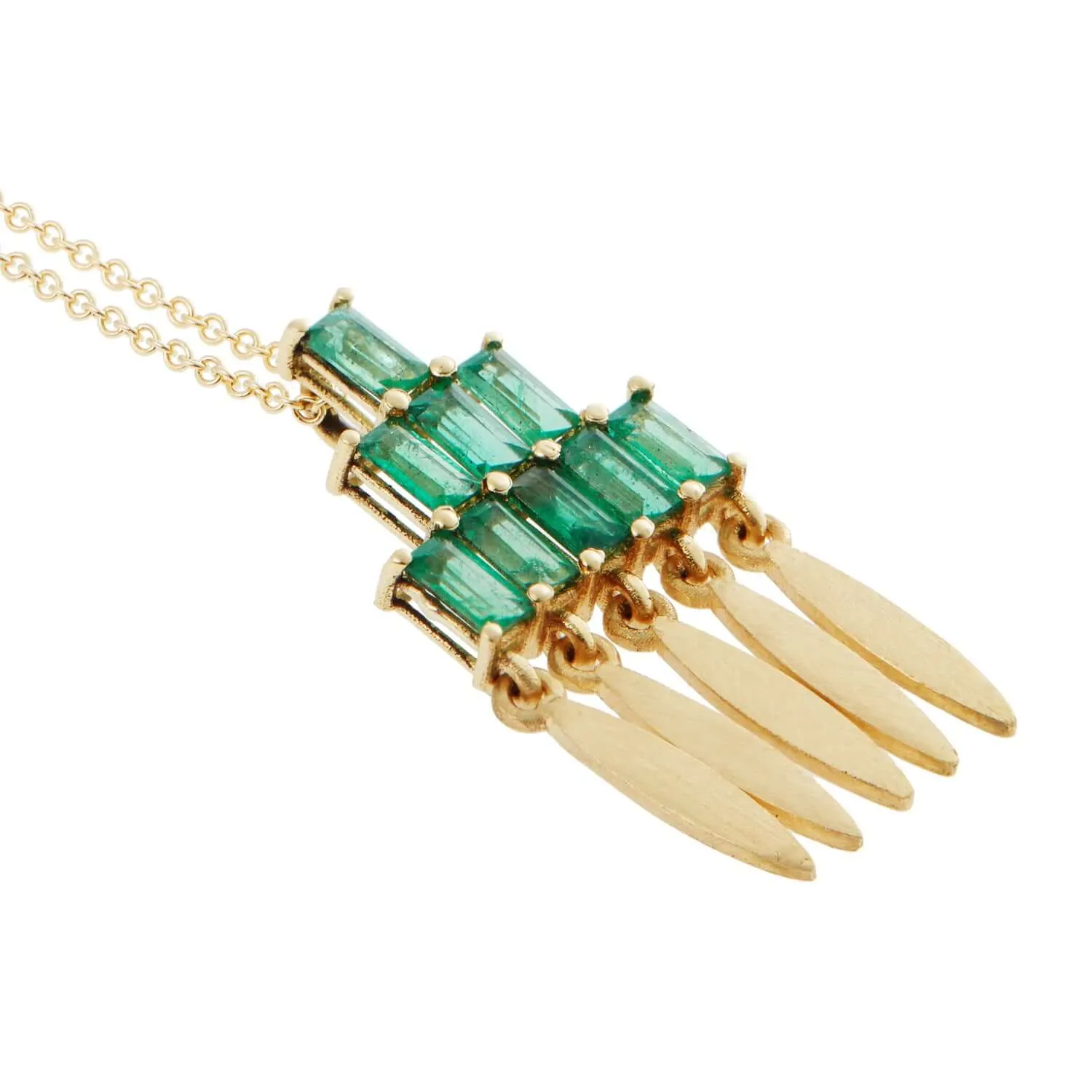 Grass Mini Spike Pendant Y-EM