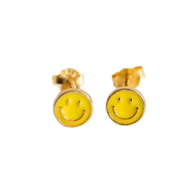 Happy Little Earrings Smiley