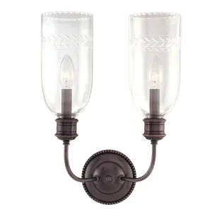 Hudson Valley Lighting Lafayette 2 Light Wall Sconce