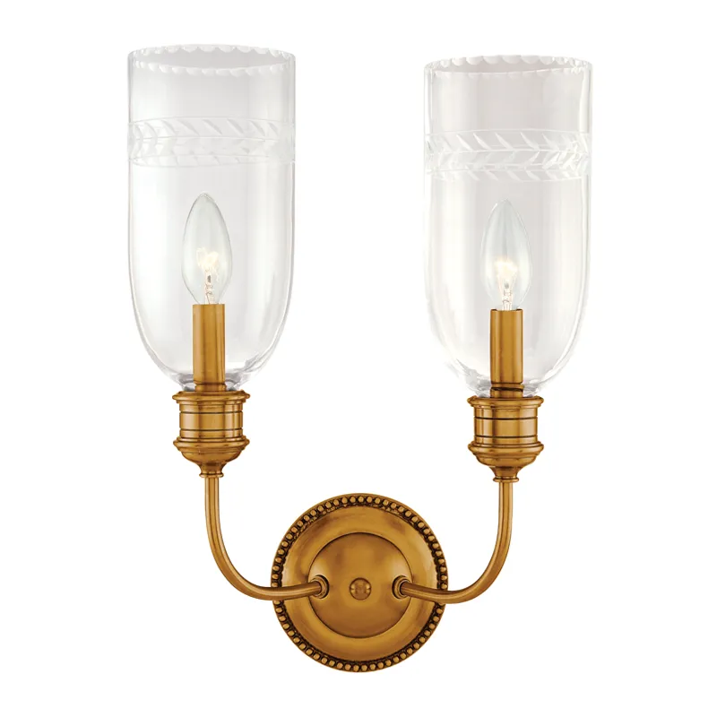 Hudson Valley Lighting Lafayette 2 Light Wall Sconce