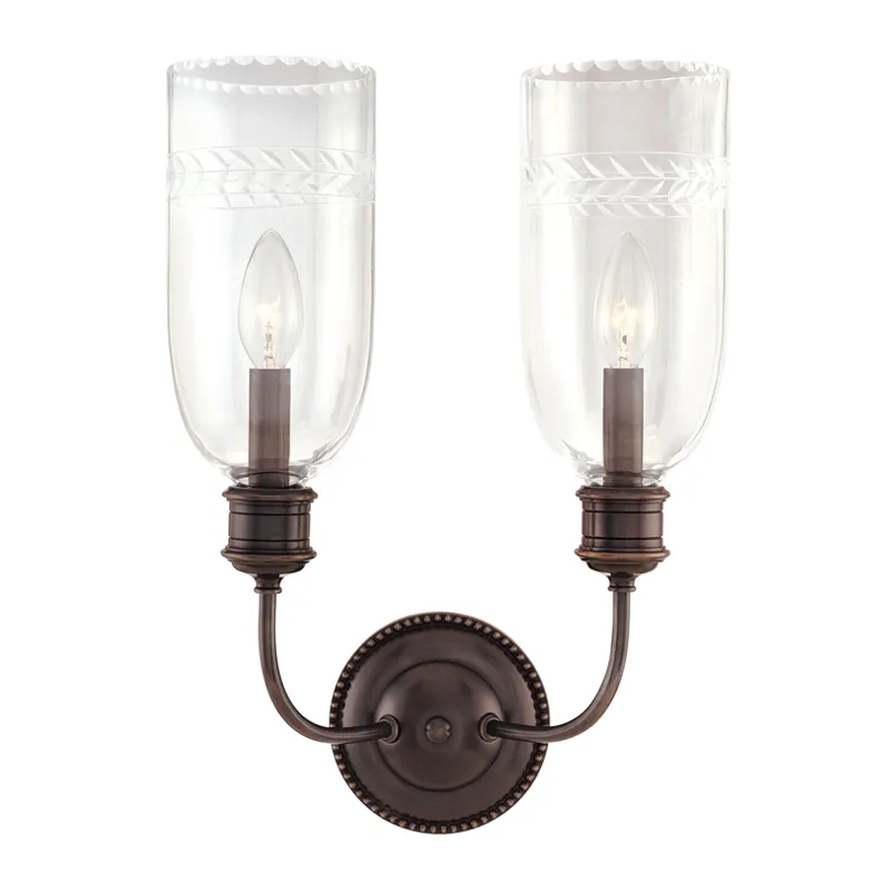 Hudson Valley Lighting Lafayette 2 Light Wall Sconce