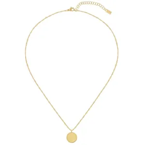 Hugo Boss Jewellery Ladies Gold Plated Medallion Necklace 1580157