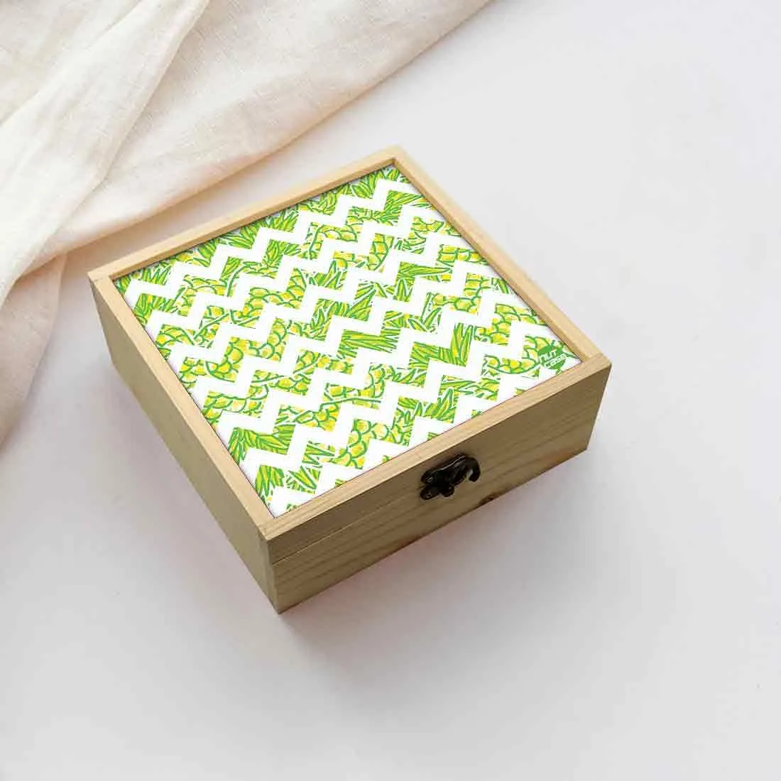 Jewellery Box Makepup Organizer -  Chevron 