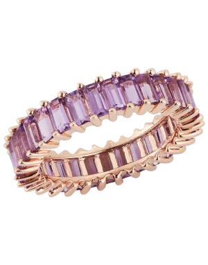 Kristyn Kylie Amethyst Eternity Band