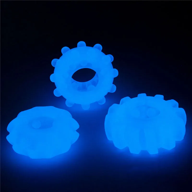 Lumino Play Penis Rings 3 Pack-(lv343010)