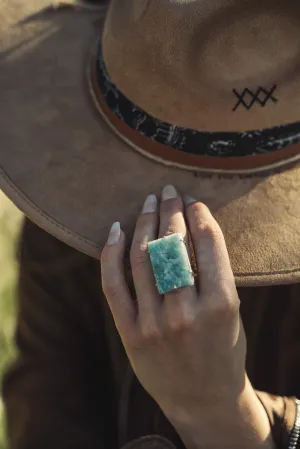 Manifesting Magic Amazonite Ring