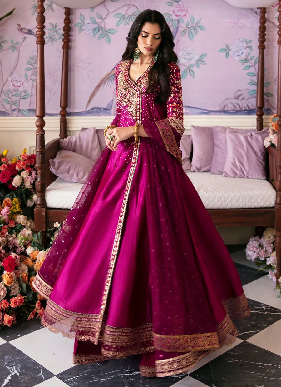 Mayna Festive Luxe Pret 23 - Narina Magenta Kalidaar And Dupatta