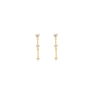 Melody Dangling Studs | CZ