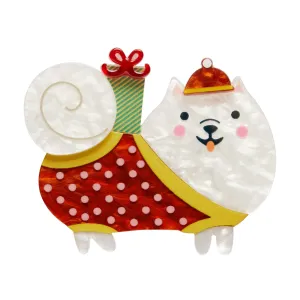 Merry Kitschmas Collection Santa Paws Brooch