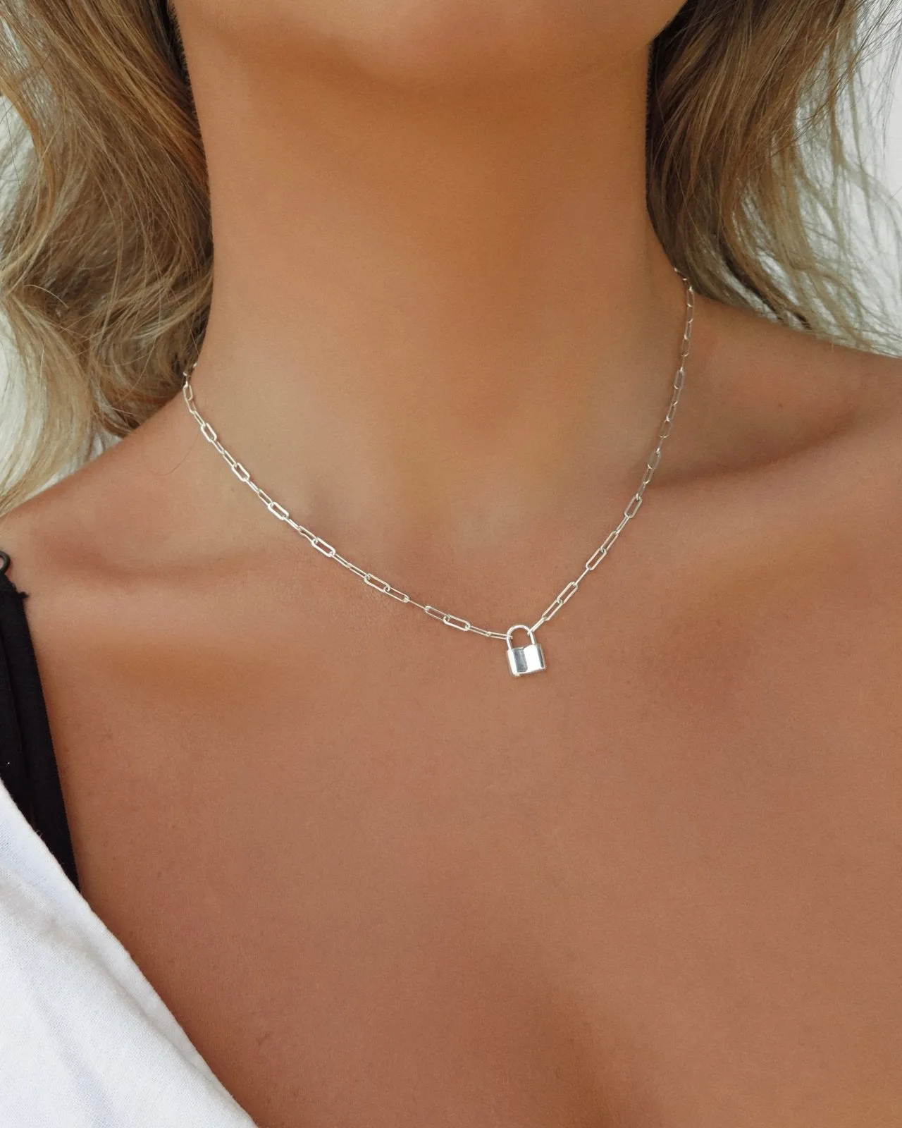 Mila Chain Necklace  - Sterling Silver