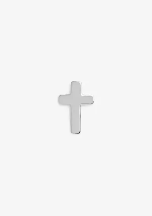 Mini Cross Piercing Silver