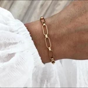 Minimalist Bold Chain Hollow Bracelet