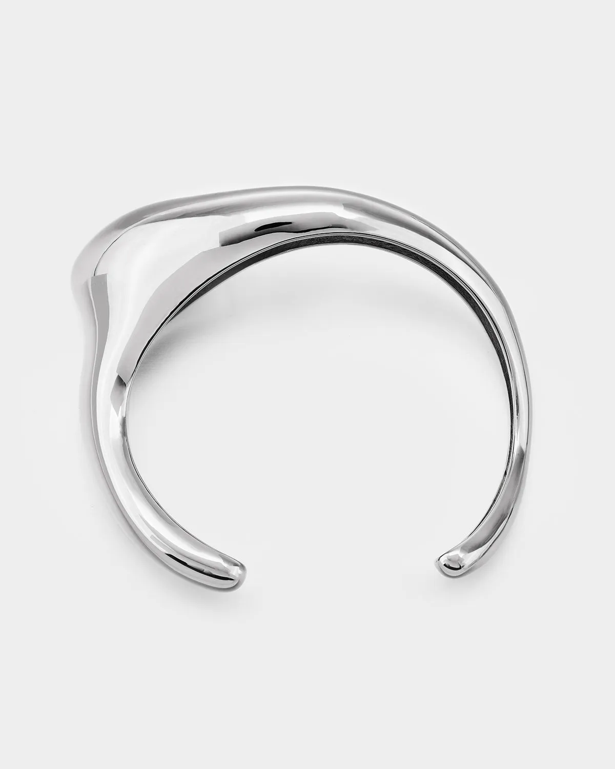 Minimalist Deconstructed Teardrop Bracelet Sterling Silver