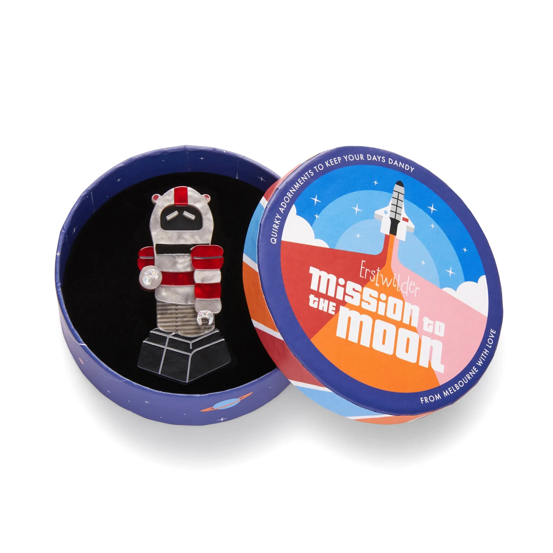 Mission to the Moon Collection Flight Engineer Brooch