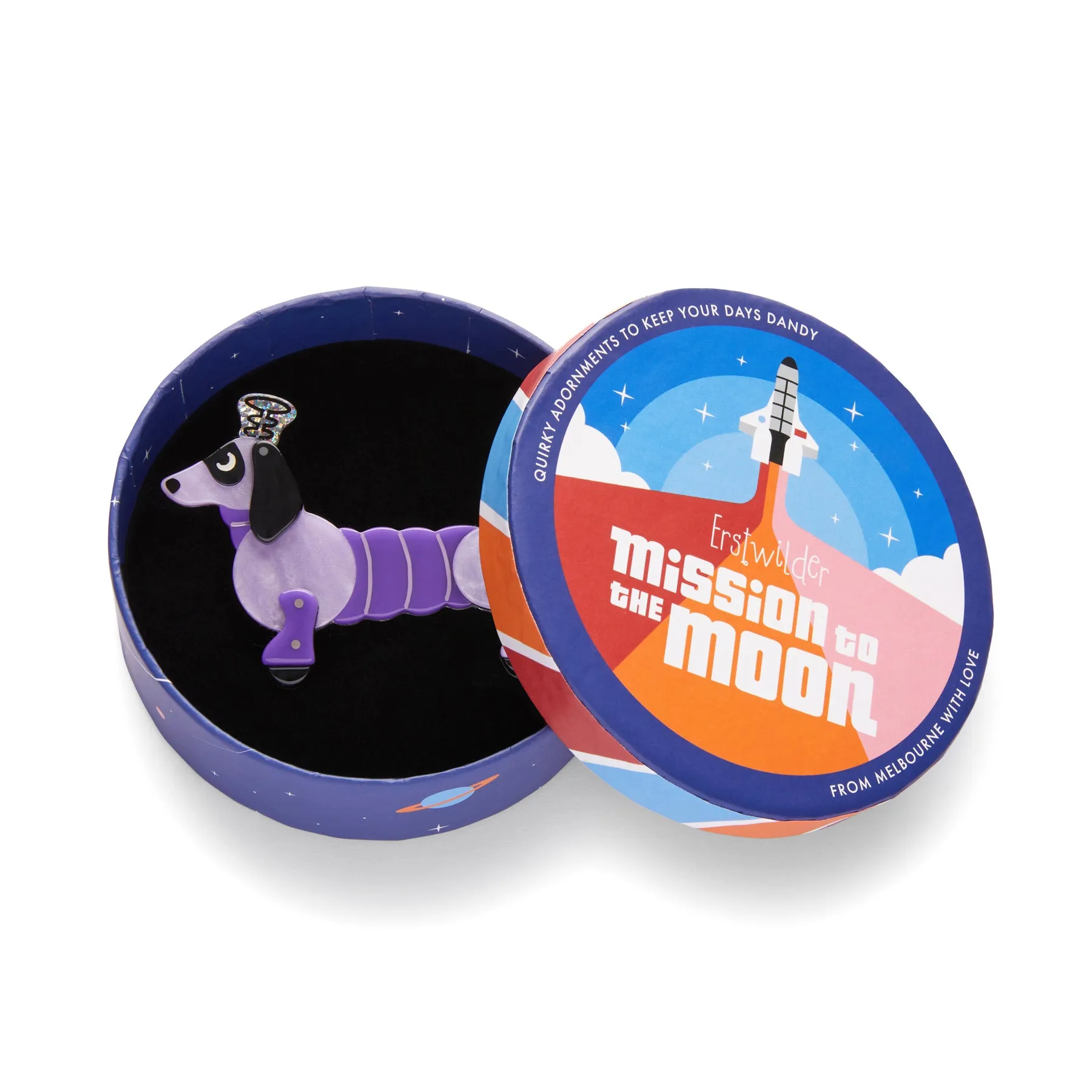 Mission to the Moon Collection Robo Spiffy Brooch