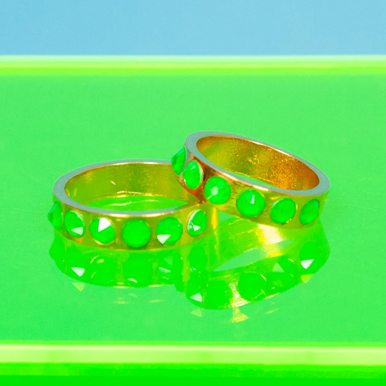 Neon Lights Ring Set