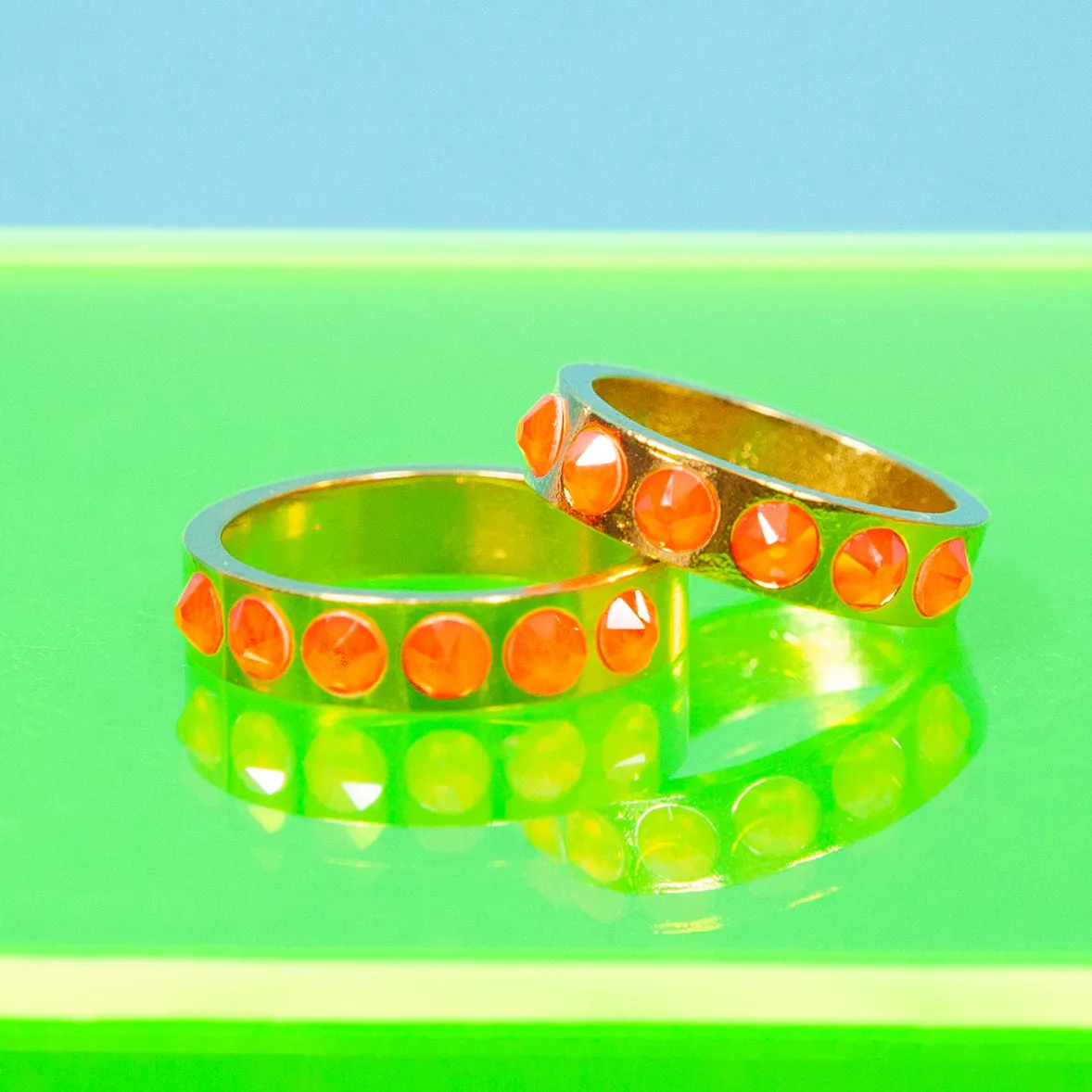 Neon Lights Ring Set