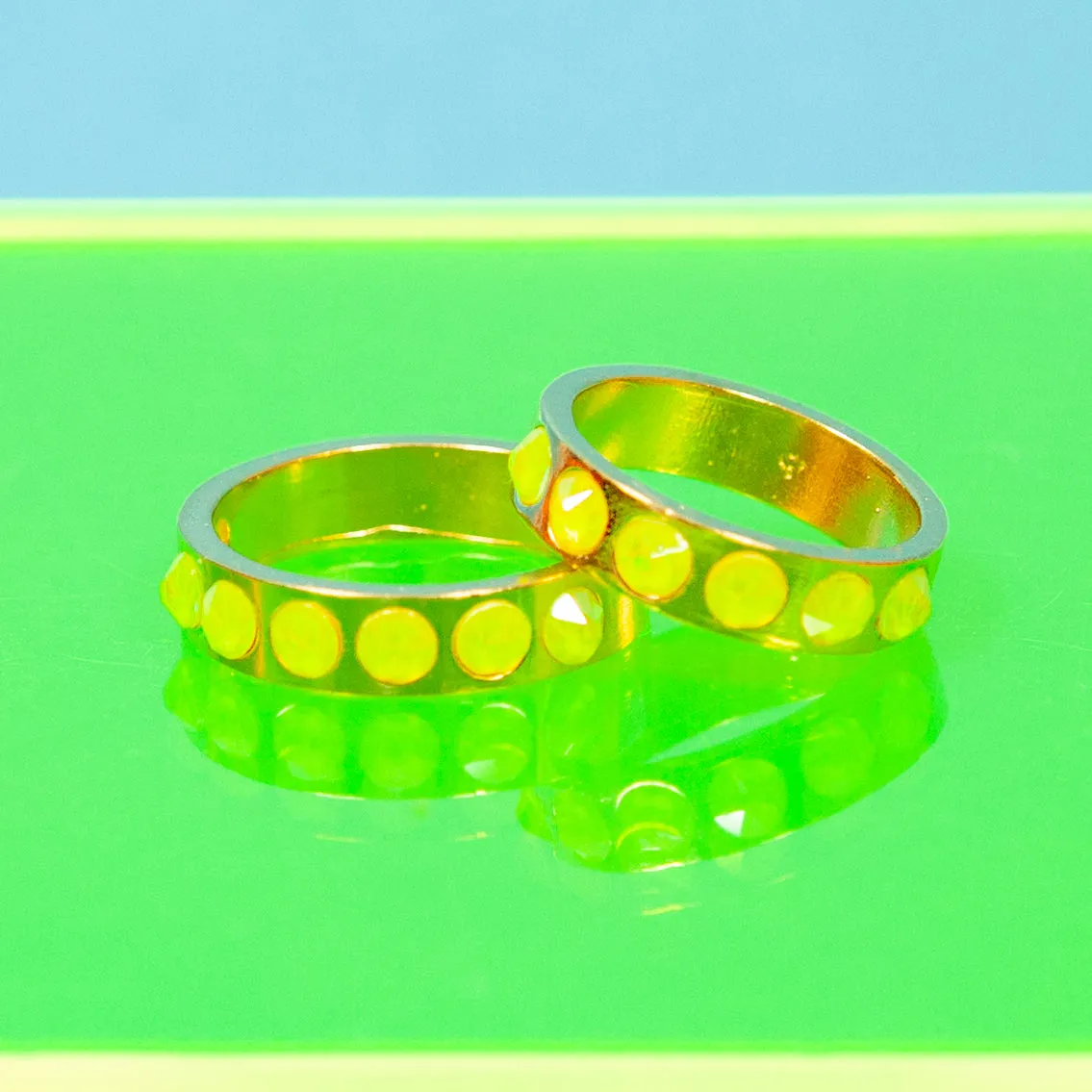 Neon Lights Ring Set