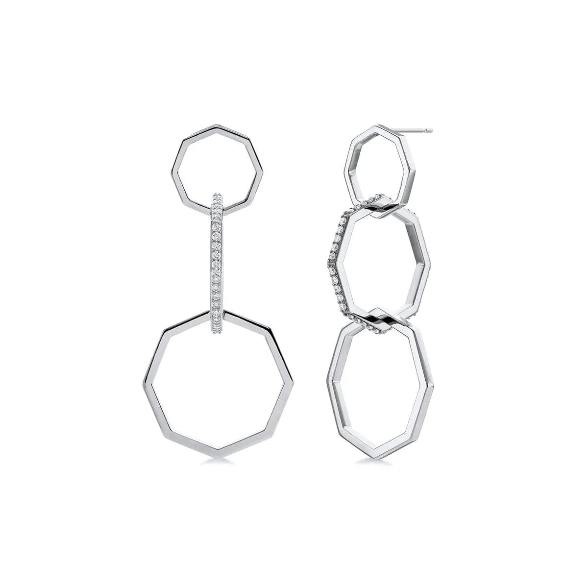 Octave Drop Earrings ER553-YG