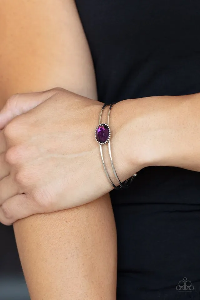 Paparazzi Bracelet ~ Magnificently Mesmerized - Purple